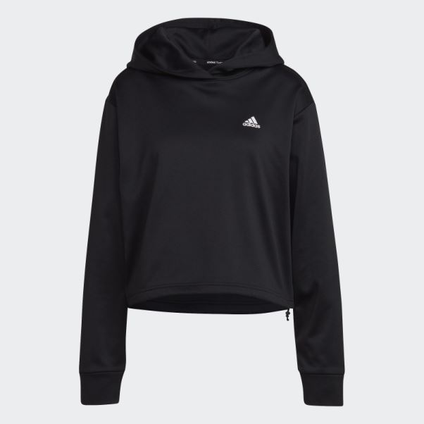 Sweat à Capuche Adidas Aeroready Noir