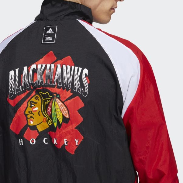 Veste Blackhawks Reverse Retro Adidas Noir