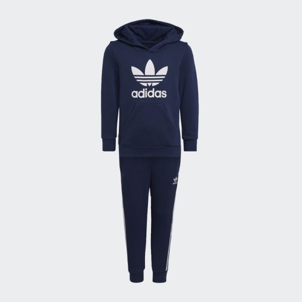 Ensemble Sweat à Capuche Adicolor Night Indigo Adidas
