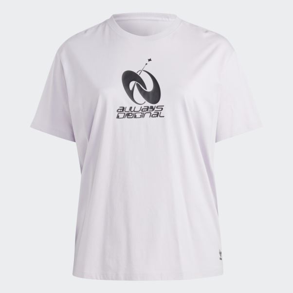T-shirt Ample Graphique Adidas Silver Dawn Always Original (taille Plus)