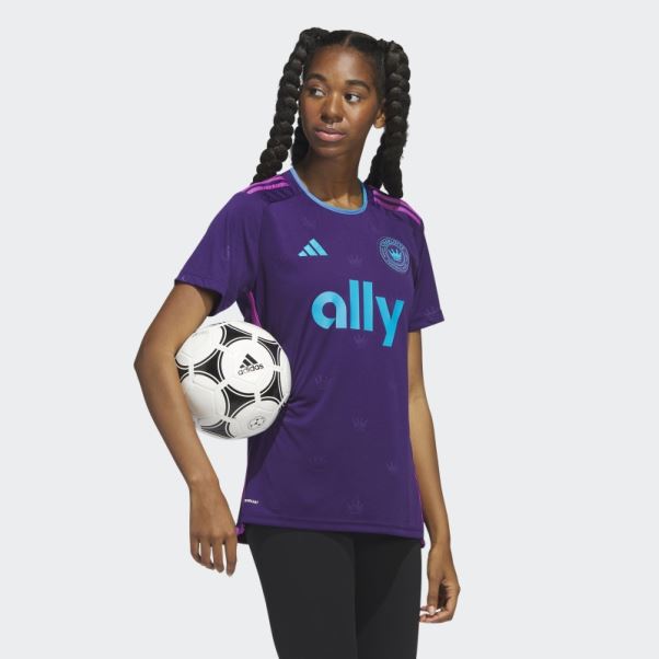 Maillot Extérieur Charlotte Fc 23/24 Violet Foncé Adidas