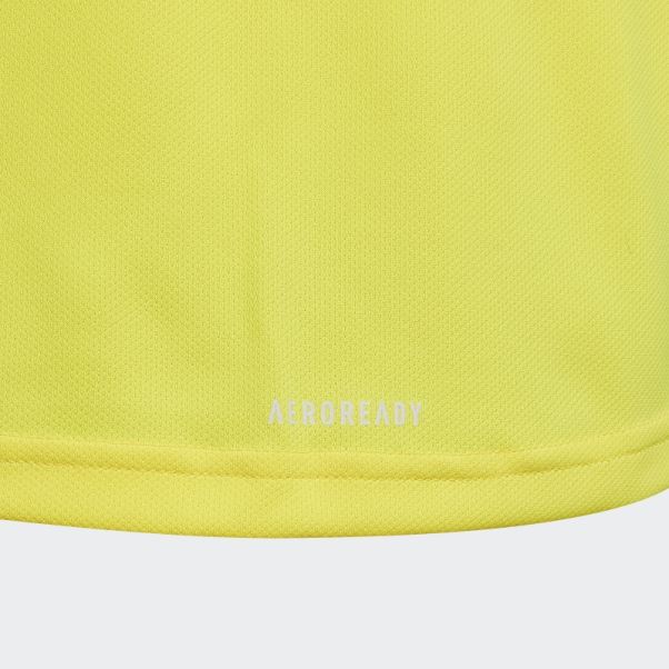 Adidas Designed 2 Move 3-stripes T-shirt Jaune