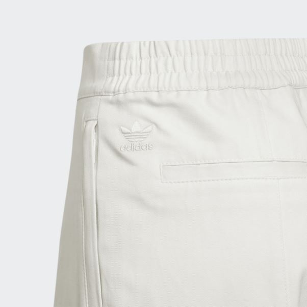 Adidas Pantalon De Costume En Sergé Blanc