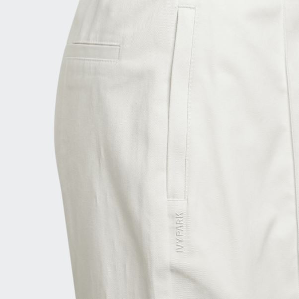 Adidas Pantalon De Costume En Sergé Blanc