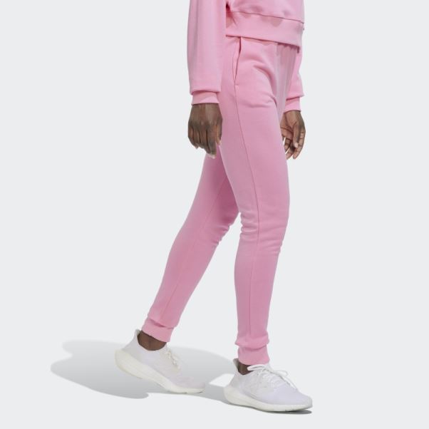 Pantalon Adidas Studio Lounge Taille Haute Rose