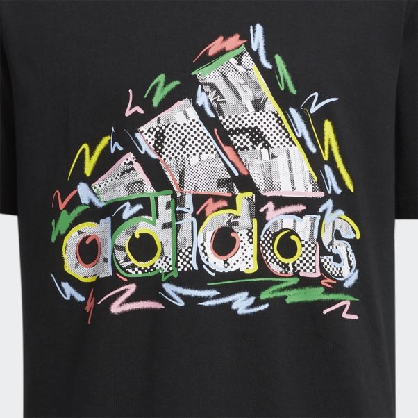 T-shirt Adidas Pride Noir