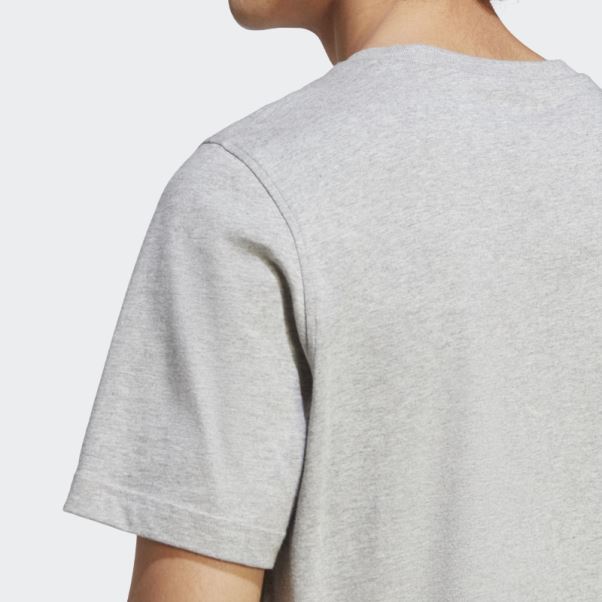 T-shirt Adidas Adicolor Classics Trèfle Gris Moyen