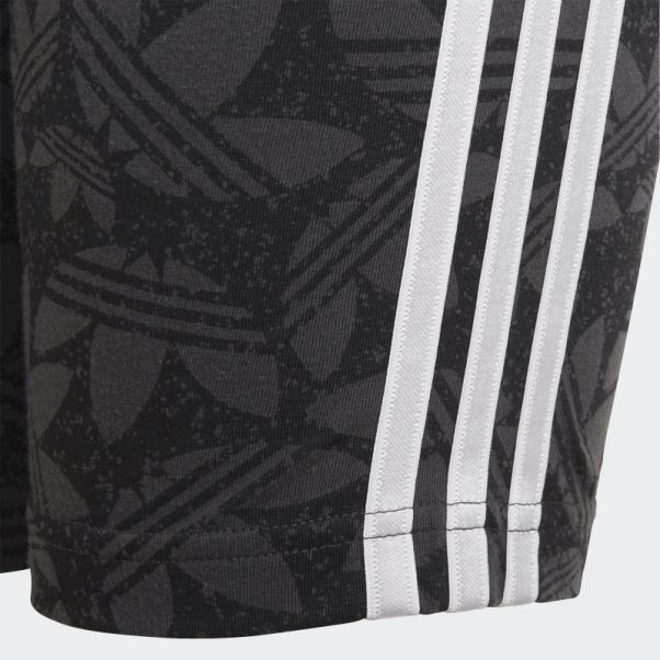 Short Cycliste Taille Haute Adidas Carbone