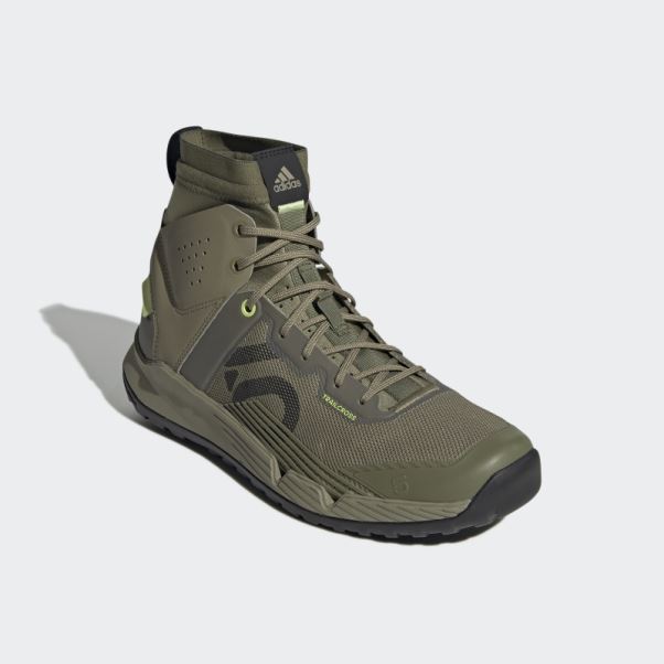 Orbite Vert Adidas Five Ten Trail Cross Mid Pro Chaussures De Vélo De Montagne