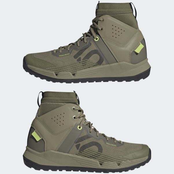 Orbite Vert Adidas Five Ten Trail Cross Mid Pro Chaussures De Vélo De Montagne