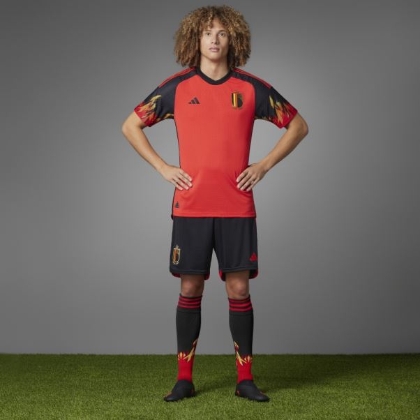 Maillot Belgique 22 Domicile Authentique Rouge Adidas