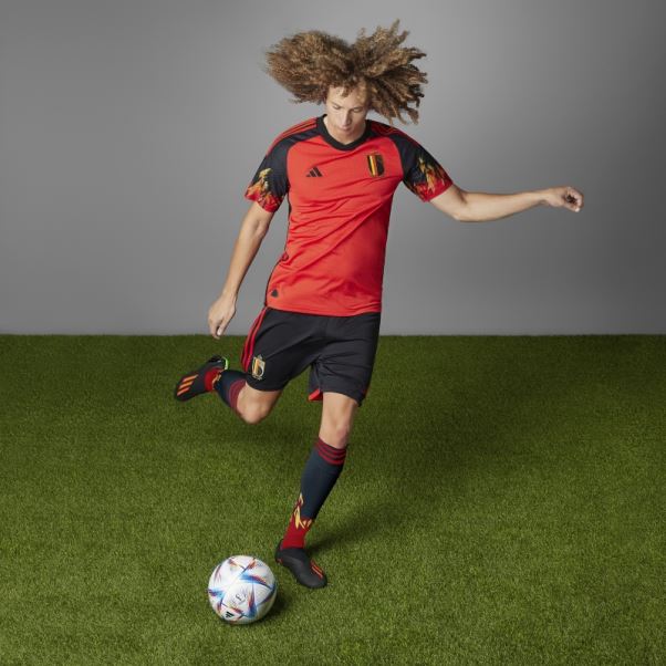 Maillot Belgique 22 Domicile Authentique Rouge Adidas