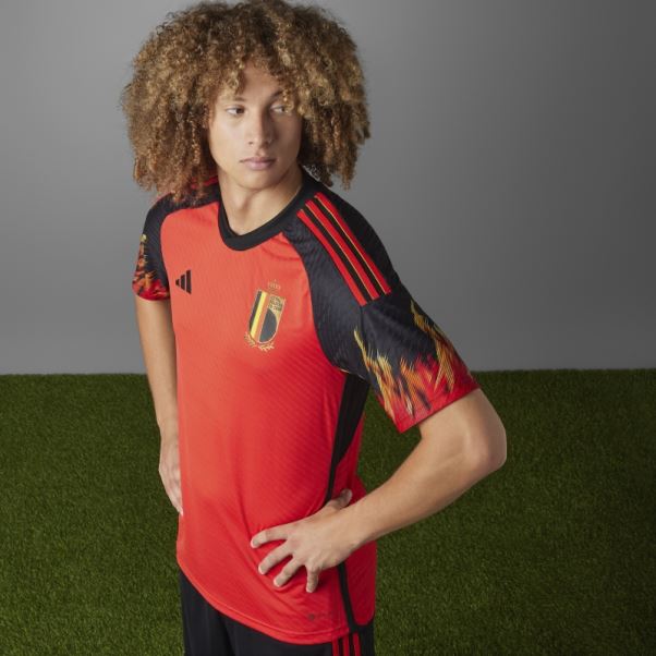 Maillot Belgique 22 Domicile Authentique Rouge Adidas