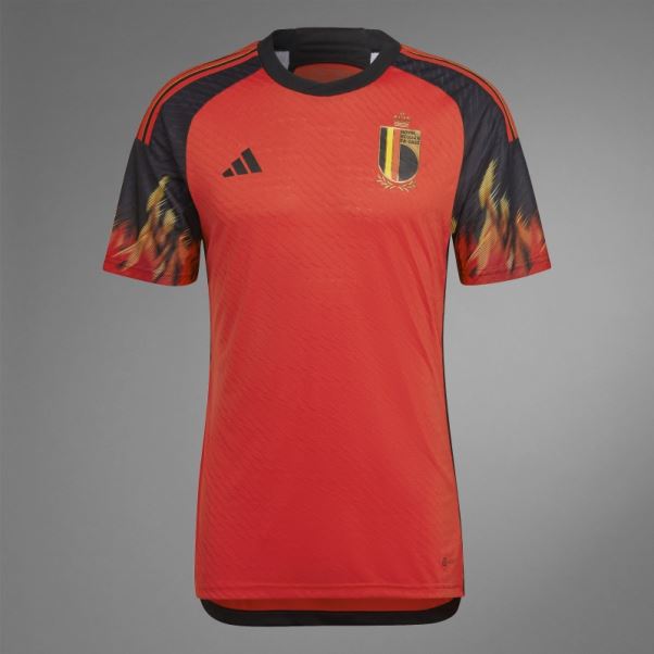 Maillot Belgique 22 Domicile Authentique Rouge Adidas