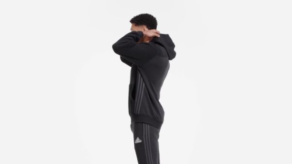 Sweat à Capuche Adidas Essentials Holiday Pack Noir