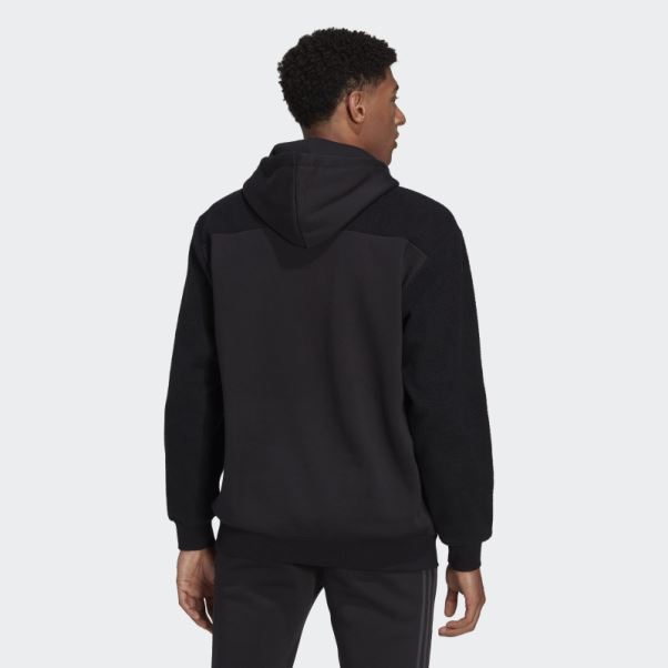 Sweat à Capuche Adidas Essentials Holiday Pack Noir