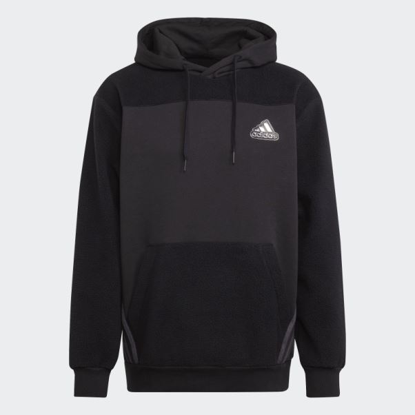 Sweat à Capuche Adidas Essentials Holiday Pack Noir