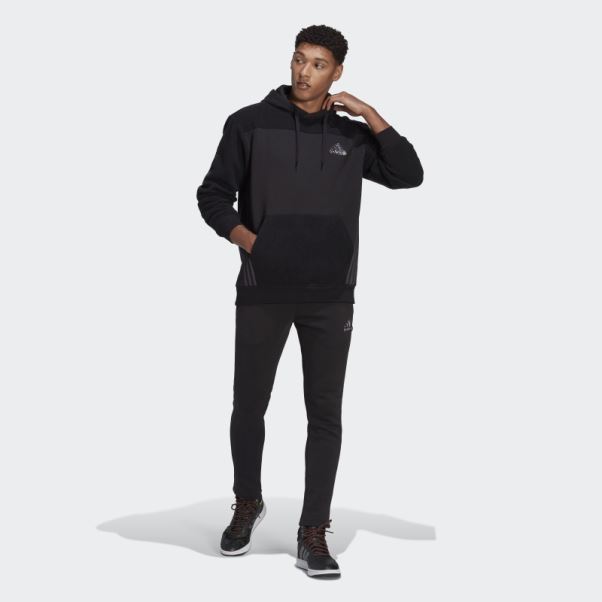 Sweat à Capuche Adidas Essentials Holiday Pack Noir