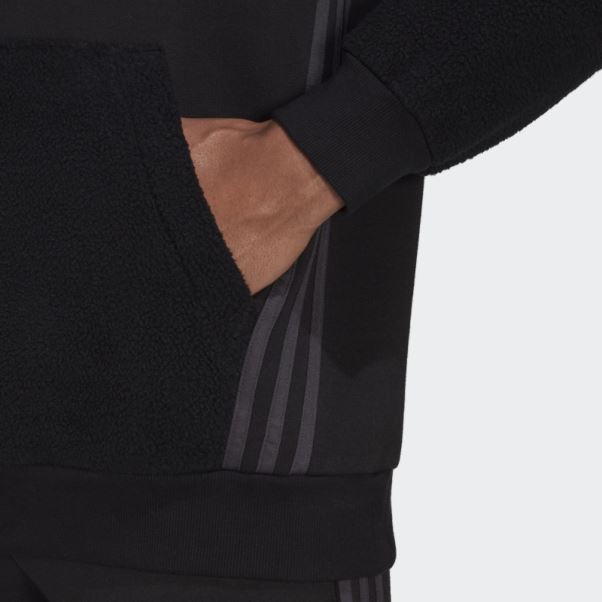 Sweat à Capuche Adidas Essentials Holiday Pack Noir