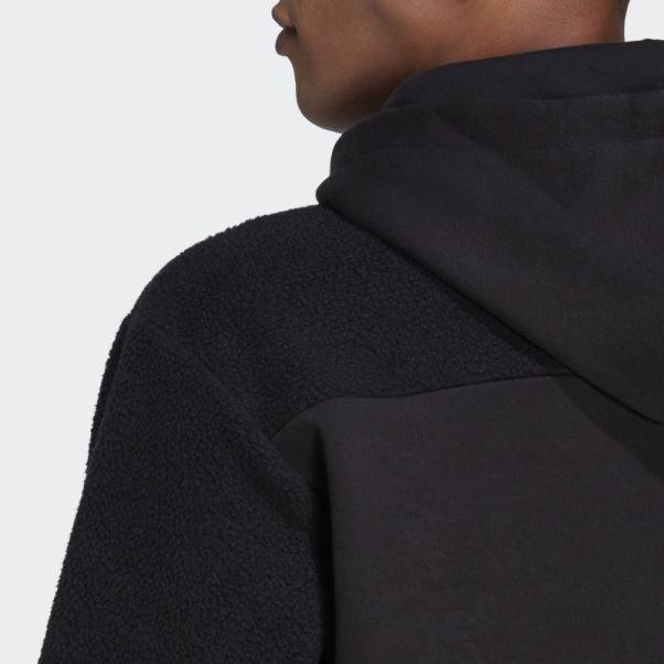 Sweat à Capuche Adidas Essentials Holiday Pack Noir