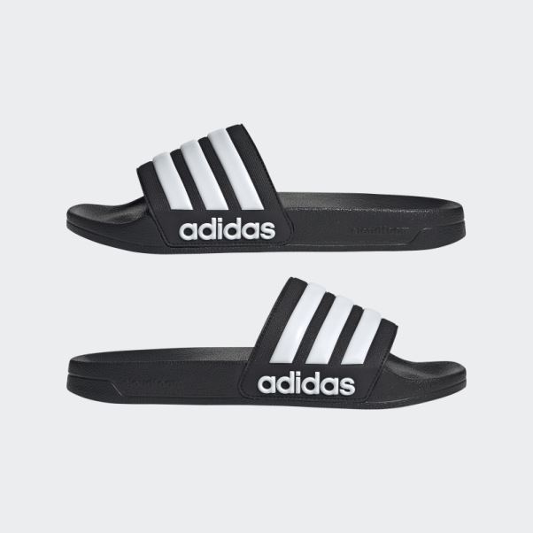 Claquettes De Douche Adilette Noires Adidas