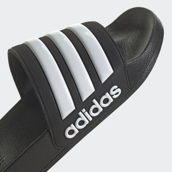 Claquettes De Douche Adilette Noires Adidas