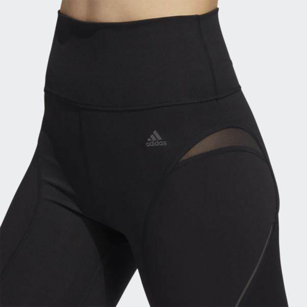 Legging Court D'entraînement Adidas Sur Mesure Hiit 45 Seconds Noir