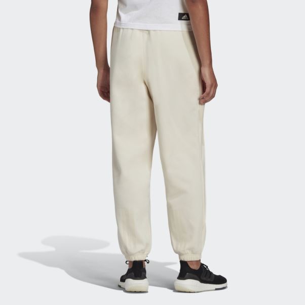 Jogging Adidas Hyperglam Polaire Blanc