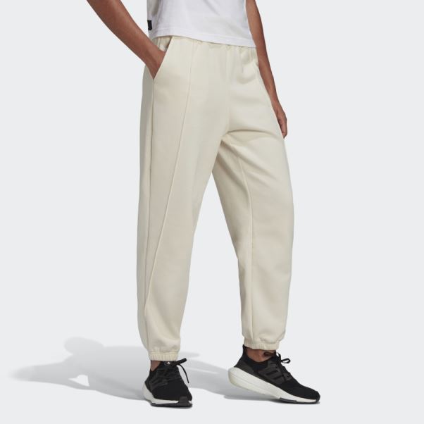 Jogging Adidas Hyperglam Polaire Blanc