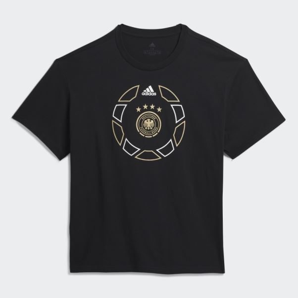T-shirt Oversize Coupe Du Monde Allemagne Noir (taille Plus) Adidas