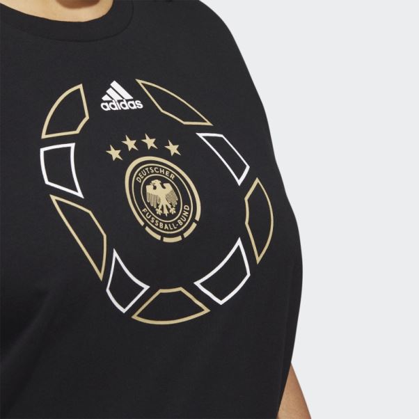 T-shirt Oversize Coupe Du Monde Allemagne Noir (taille Plus) Adidas