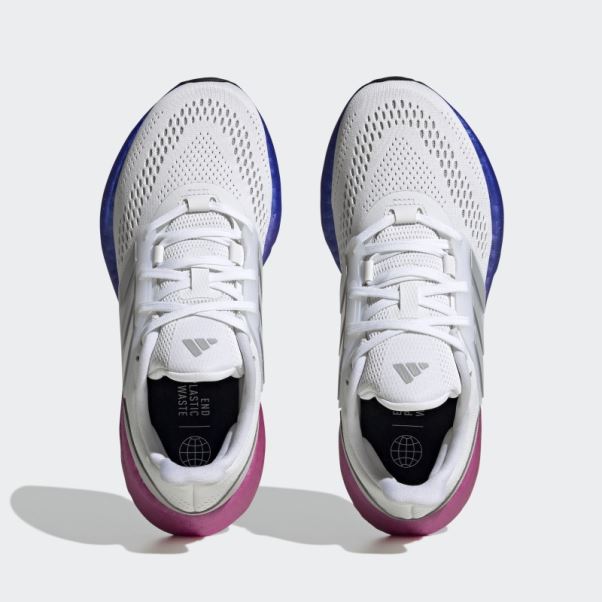 Chaussures De Course Adidas Pureboost 22 Blanches