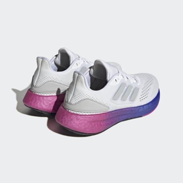 Chaussures De Course Adidas Pureboost 22 Blanches