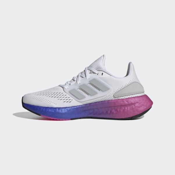 Chaussures De Course Adidas Pureboost 22 Blanches