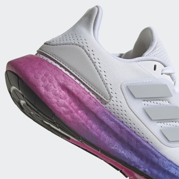 Chaussures De Course Adidas Pureboost 22 Blanches