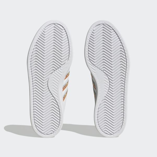 Adidas Grand Court Cloudfoam Lifestyle Court Confort Chaussures Rouge Luxuriant