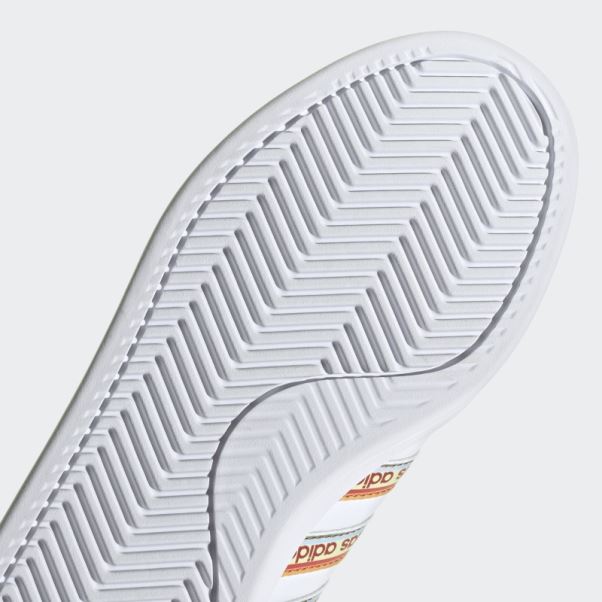 Adidas Grand Court Cloudfoam Lifestyle Court Confort Chaussures Rouge Luxuriant