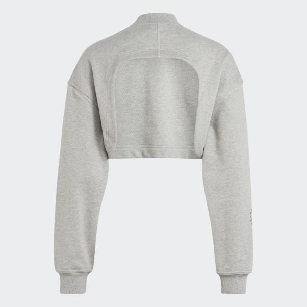 Sweat Court Adidas By Stella Mccartney Truecasuals Gris Moyen