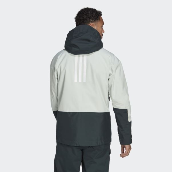 Veste Isolée 2 Couches Terrex Myshelter Snow Vert Adidas