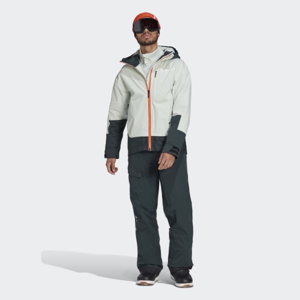 Veste Isolée 2 Couches Terrex Myshelter Snow Vert Adidas