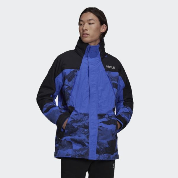 Ink Hot Adidas Aventure Veste D'extérieur Bloquée à Imprimé Intégral
