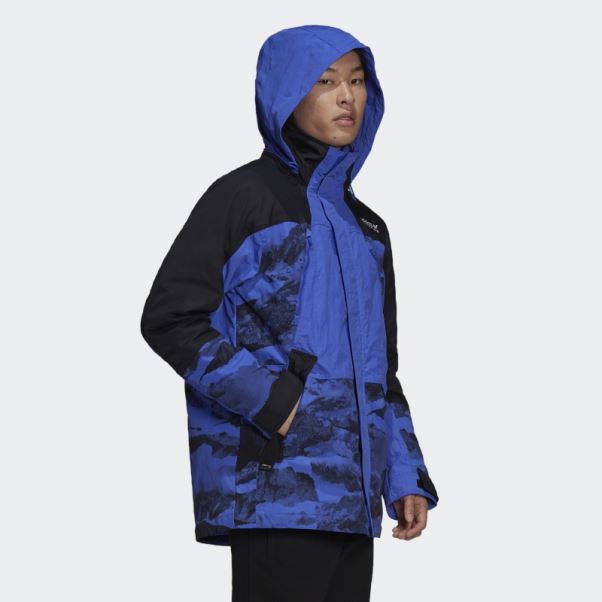 Ink Hot Adidas Aventure Veste D'extérieur Bloquée à Imprimé Intégral