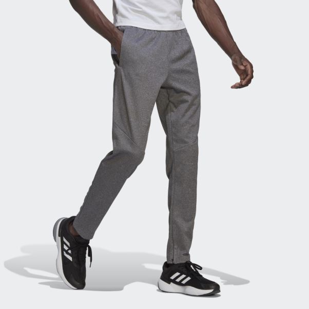 Aeroready Game And Go Pantalon Fuselé à Petit Logo Gris Adidas