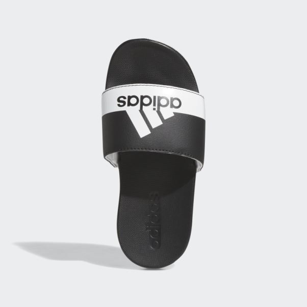 Adidas Adilette Comfort Slides Noir/blanc