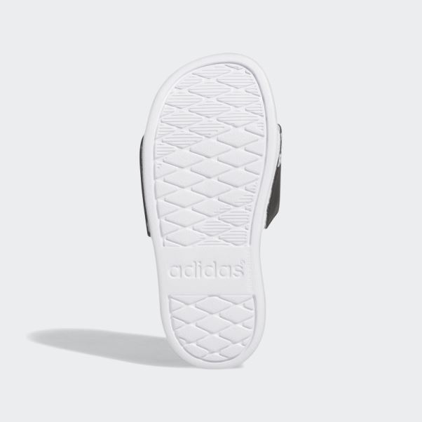 Adidas Adilette Comfort Slides Noir/blanc