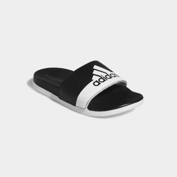 Adidas Adilette Comfort Slides Noir/blanc