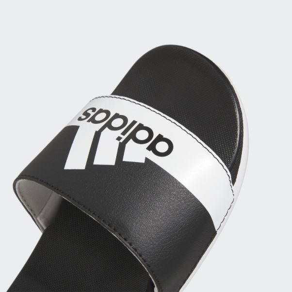 Adidas Adilette Comfort Slides Noir/blanc