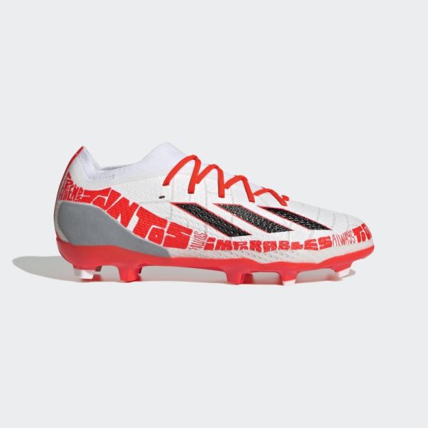 Adidas X Speedportal Messi.1 Crampons Sol Ferme Blanc