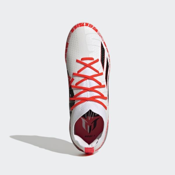 Adidas X Speedportal Messi.1 Crampons Sol Ferme Blanc