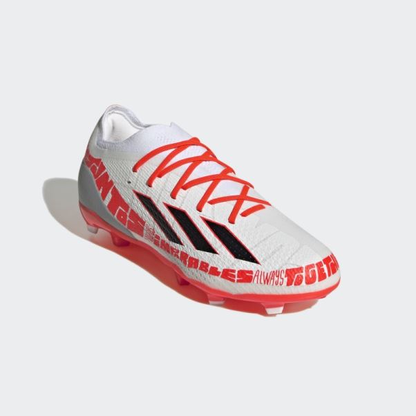 Adidas X Speedportal Messi.1 Crampons Sol Ferme Blanc